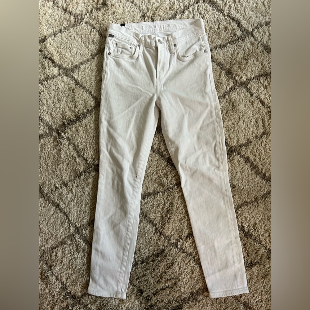Citizens Of Humanity White Denim Jeans